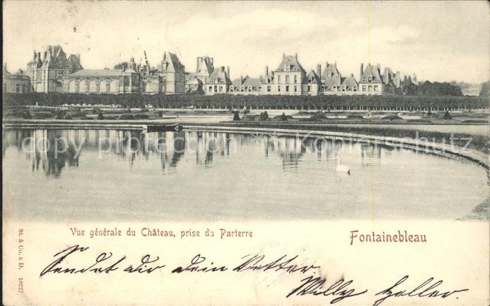 Fontainebleau Seine et Marne Vue generale du Chateau Schloss