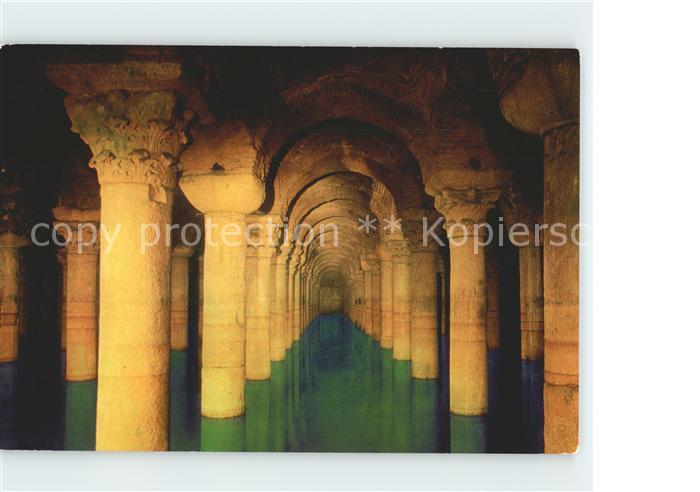 Istanbul Constantinopel Underground cistern unterirdische Zisterne