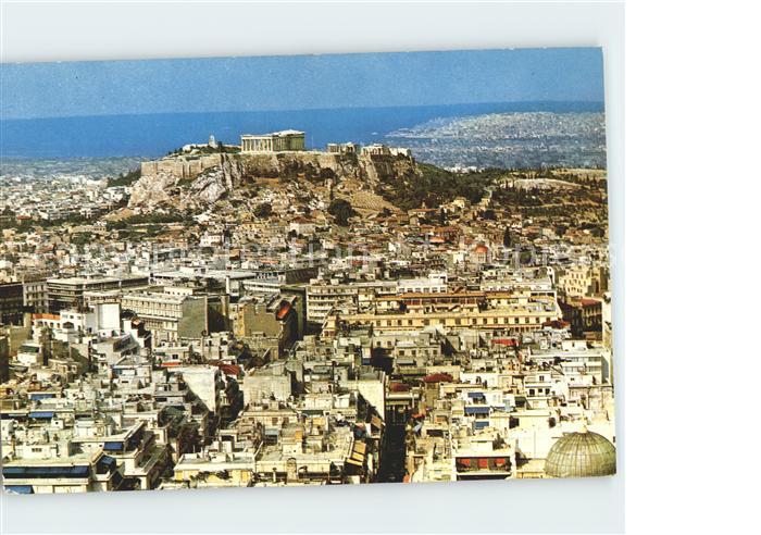 Athenes Athen Teilansicht mit Akropolis