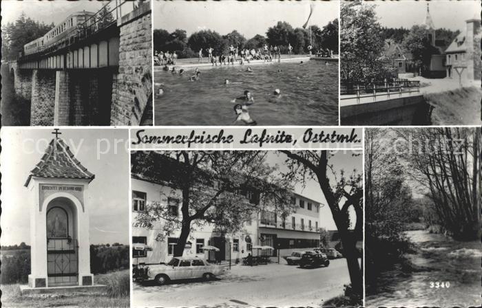 Lafnitz Eisenbahnbrücke Schwimmbad Bildstock Ga