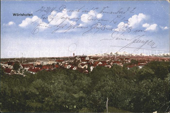 Bad Woerishofen Gesamtansicht mit Alpenpanorama