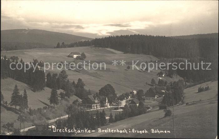 Breitenbach Tschechien Panorama Gasthaus Dreckschänke