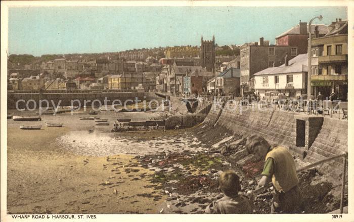 St Ives Cornwall Wharf Road and Harbour