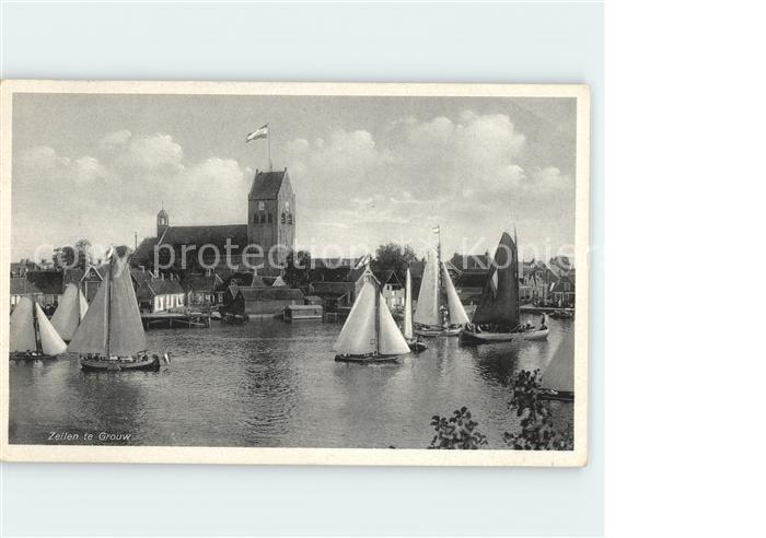 Grouw Zeilen Segelboot Kirche