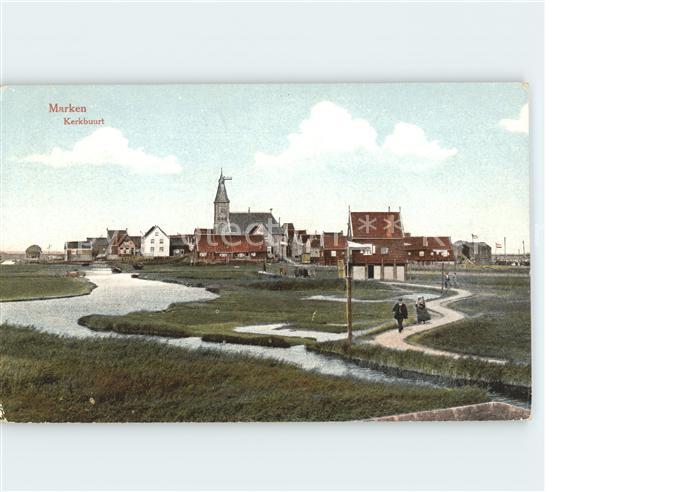 Kerkbuurt Ortsansicht mit Kirche