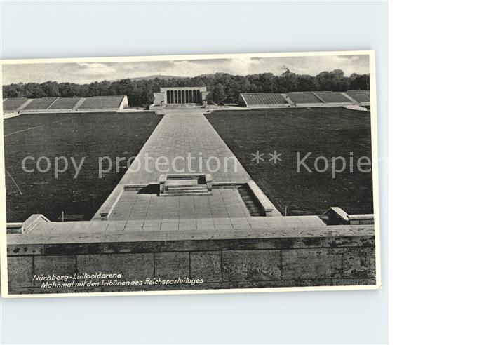 NueRNBERG  CITY Luitpoldarena Mahnmal Tribuenen des Reichsparteitages
