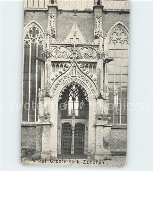Zutphen Portaal Groote Kerk Portal Kirche