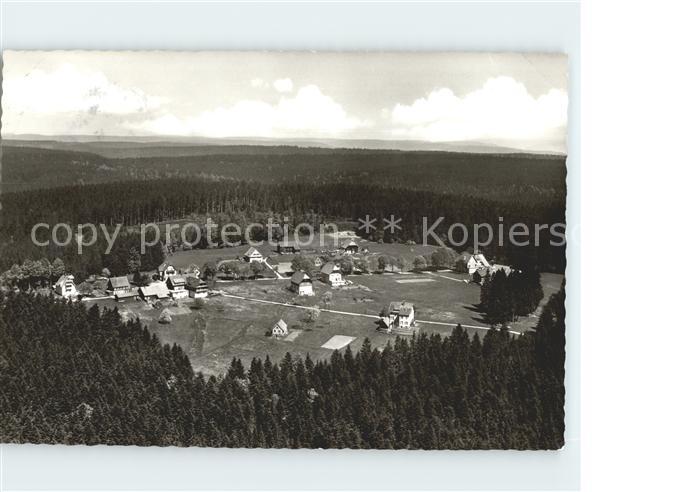 Zwieselberg Freudenstadt Hoehenluftkurort Hotel Hirsch Fliegeraufnahme