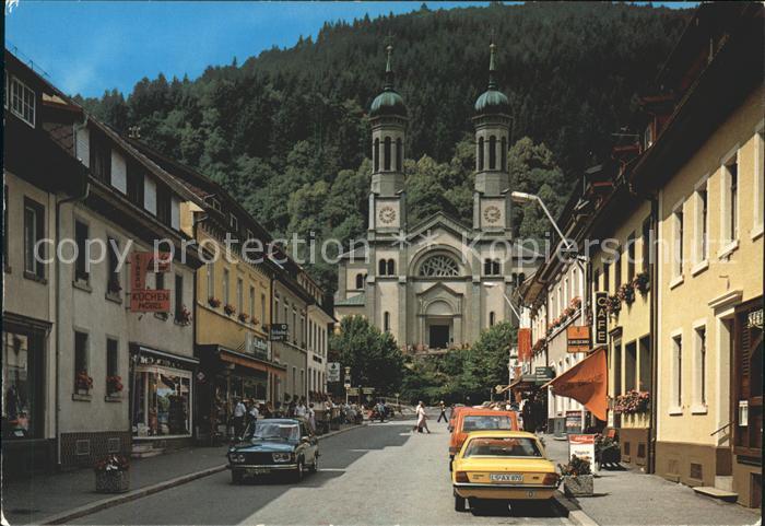 Todtnau Schwarzwald BW Cafe Blender Pfarrkirche