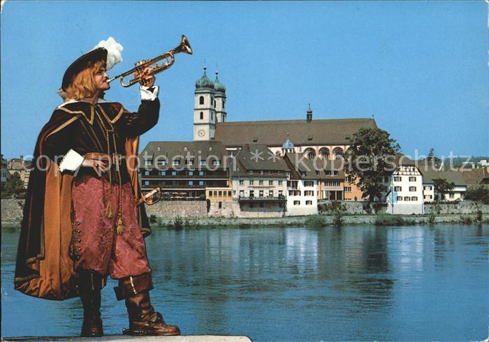 Bad Saeckingen Trompeter St. Fridolinsmuenster Hotel Gold Knopf Neues Rathaus Al