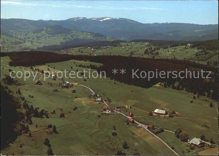 Raitenbuch Lenzkirch Gasthaus-Pension Gruener Baum Fliegeraufnahme