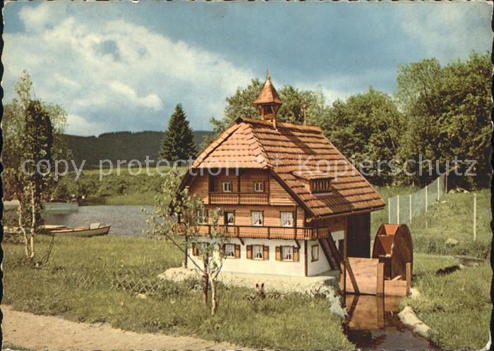 Schluchsee Dresselbach Pension Hofgut-Muehle Miniatur-Muehle