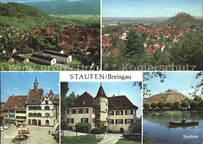 Staufen Breisgau Rathaus Schloss Stadtsee