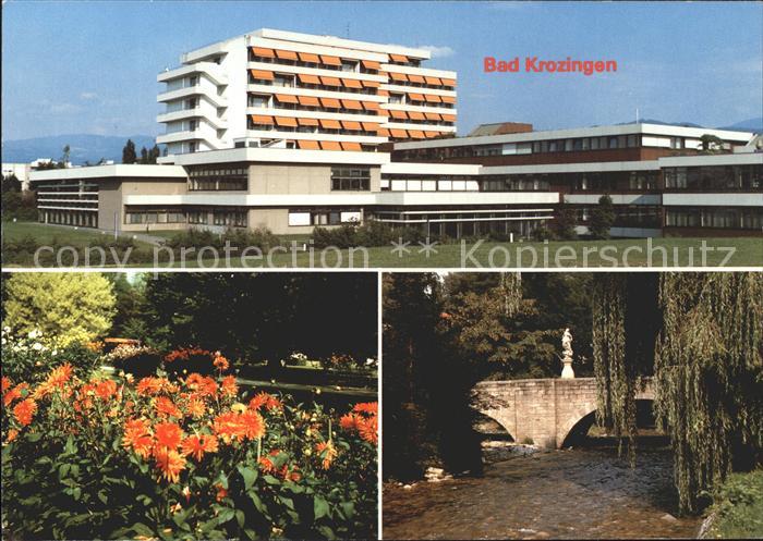 Bad Krozingen Benedikt-Kreutz-Rehabilitationszentrum Kurpark Bruecke Neumagen