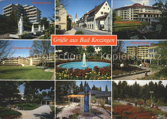 Bad Krozingen Reha-Zentrum Theresien-Klinik Rheintal-Klinik Schwarzwald-Klinik