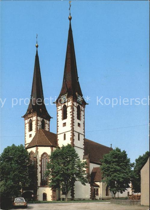Kenzingen Katholische Stadt-Pfarrkirche St. Laurentius