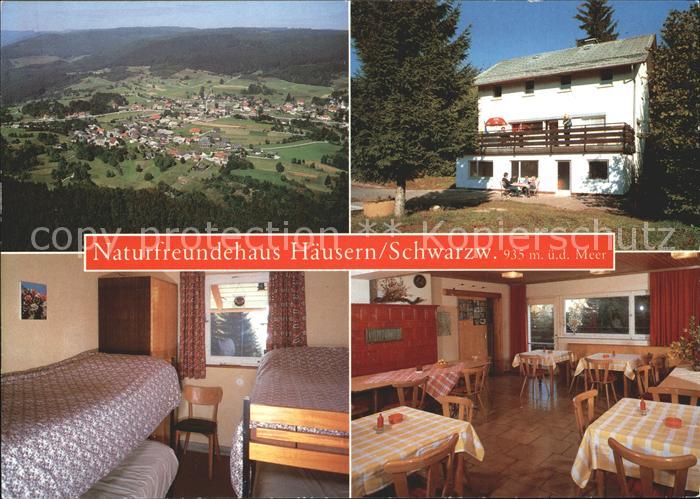 Haeusern Schwarzwald Naturfreundehaus Haeusern/Schwarzwald