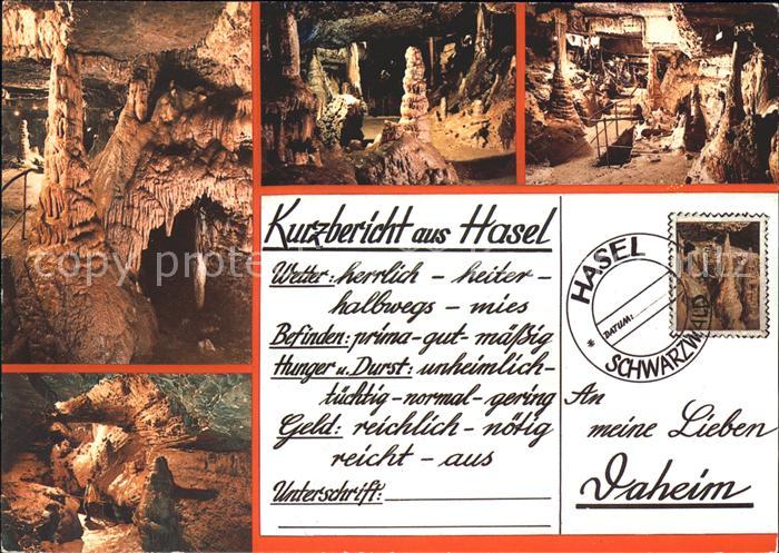 Hasel Baden Hasler Hoehle BW Erdmannshoehle Kurzbericht