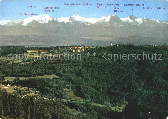 Hoechenschwand Schwarzwald BW Schweizer Alpen