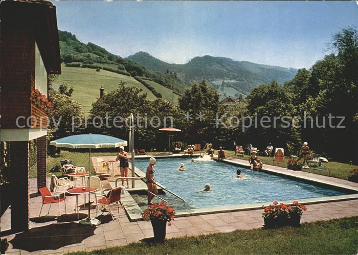 Obermuenstertal Schwarzwaldgasthof Spielweg Schwimmbad
