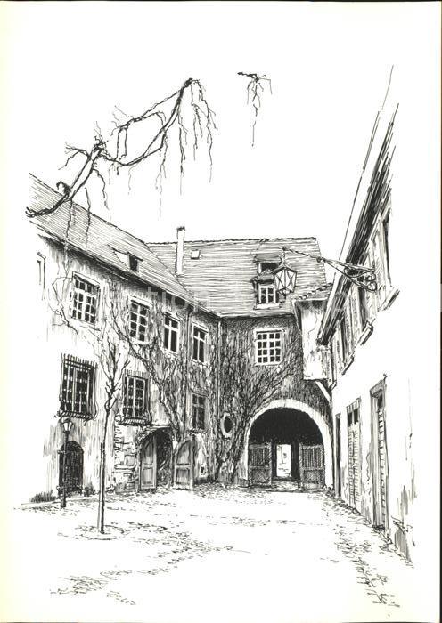 Gengenbach Palais Loewenberg Zeichnung Boris Onipenko