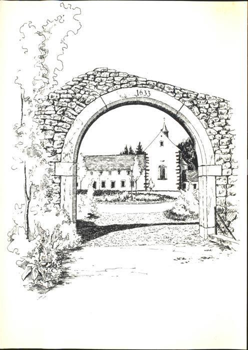 Haslach Kinzigtal Alter Torbogen zur Klosteranlage Zeichnung Boris Onipenko