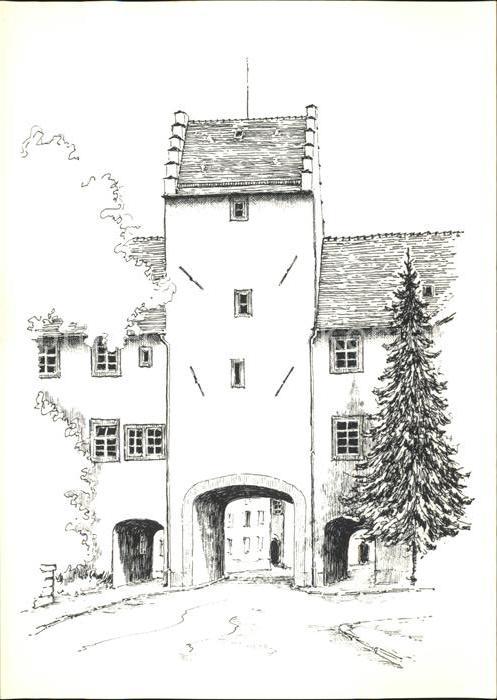 Wolfach Schlosstor Zeichnung Boris Onipenko