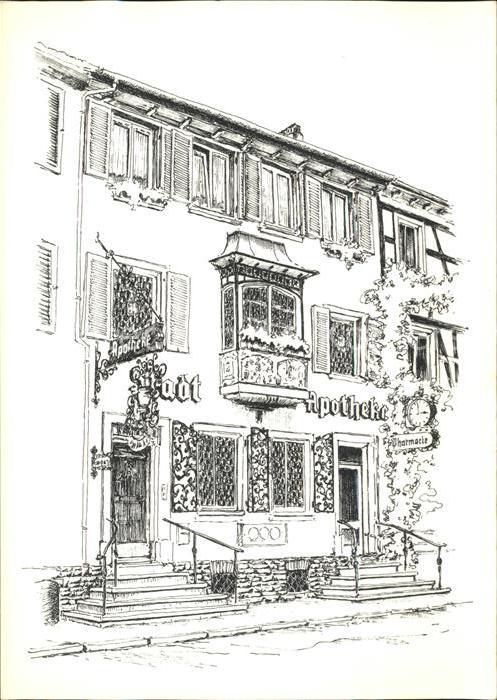 Wolfach Stadtapotheke Zeichnung Boris Onipenko