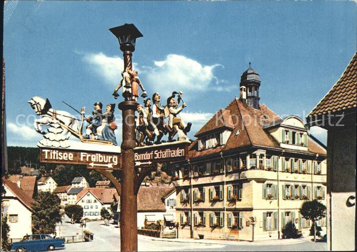Lenzkirch Hochschwarzwald BW Wegweiser Rathaus