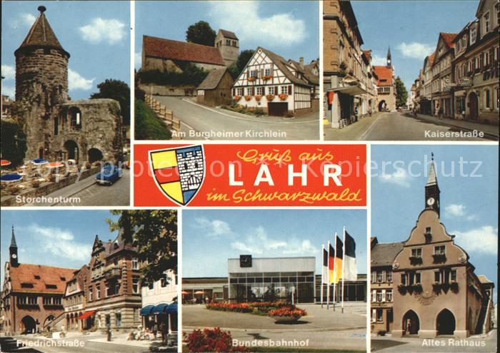 Lahr Schwarzwald Altes Rathaus Friedrichstrasse Kaiserstrasse