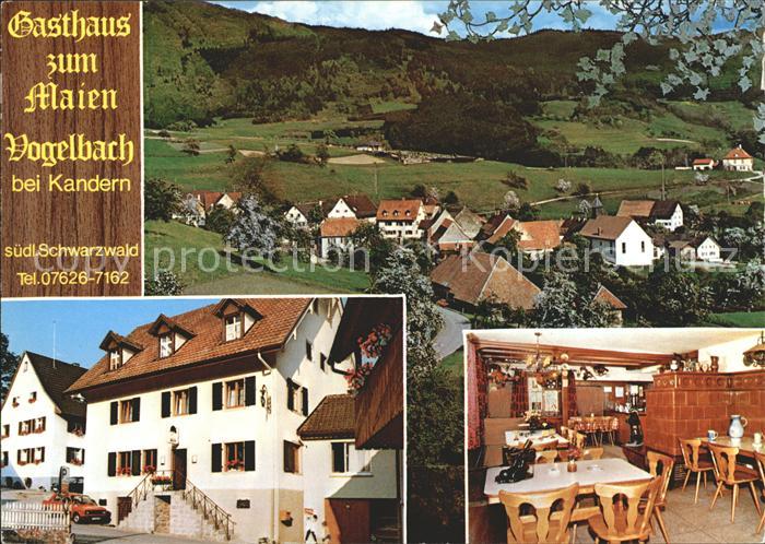 Vogelbach Malsburg-Marzell Gasthaus zum Maien
