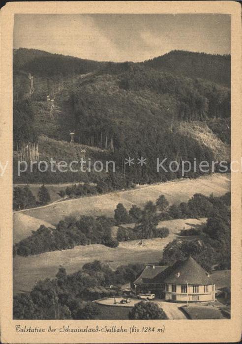 Freiburg Breisgau Talstation Schauinsland-Seilbahn