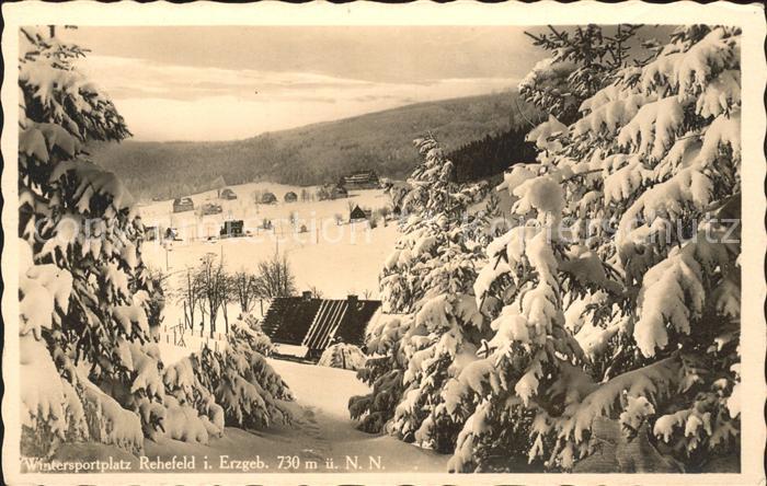 Rehefeld-Zaunhaus Walddurchblick Haeuser