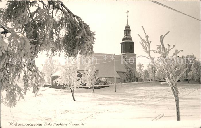 Schellerhau Kirche Winter
