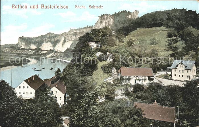 Rathen Saechsische Schweiz Basteifelsen