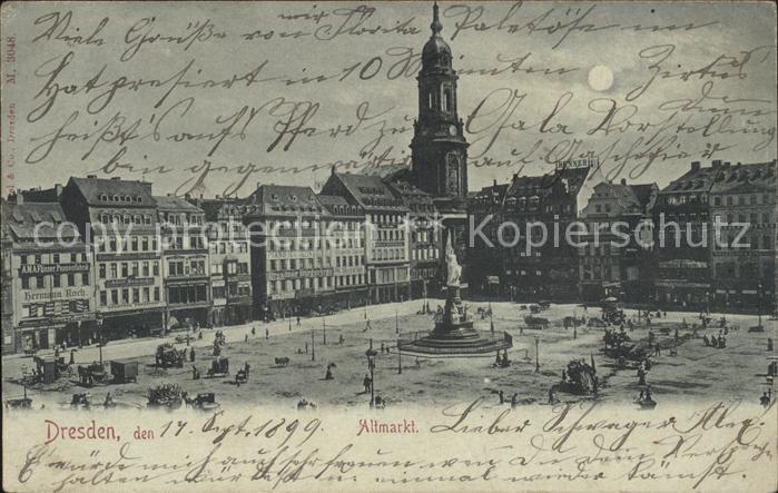 DRESDEN Elbe Altmartk