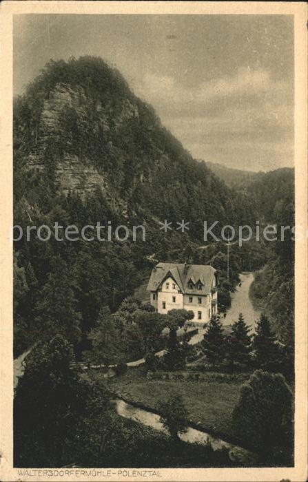 Rathen Saechsische Schweiz Waltersdorfermuehle Polenztal