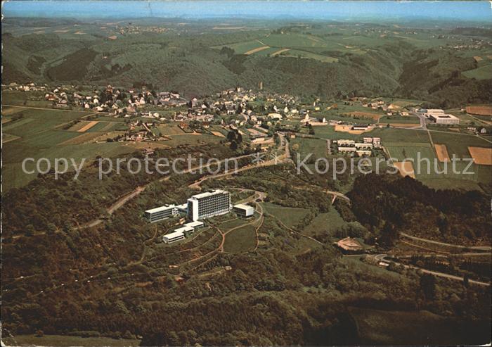 Manderscheid Eifel Fliegeraufnahme Eifel-Sanatoium