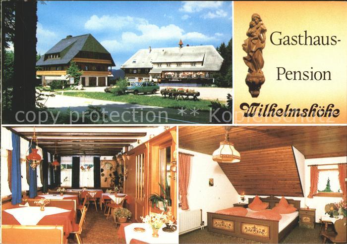 Schonach Schwarzwald Gasthaus Wilhelmshoehe