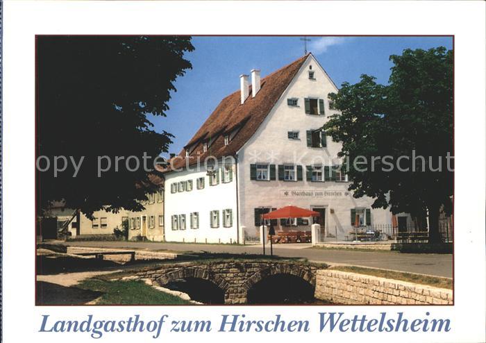 Wettelsheim Mittelfranken Landgasthof zum Hirschen