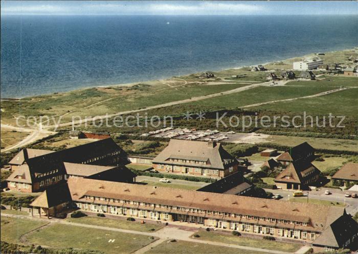 Westerland Sylt Fliegeraufnahme Nordseeklinik