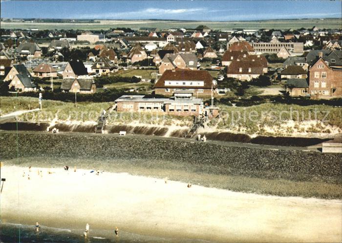 Westerland Sylt Fliegeraufnahme Restaurant Seenot