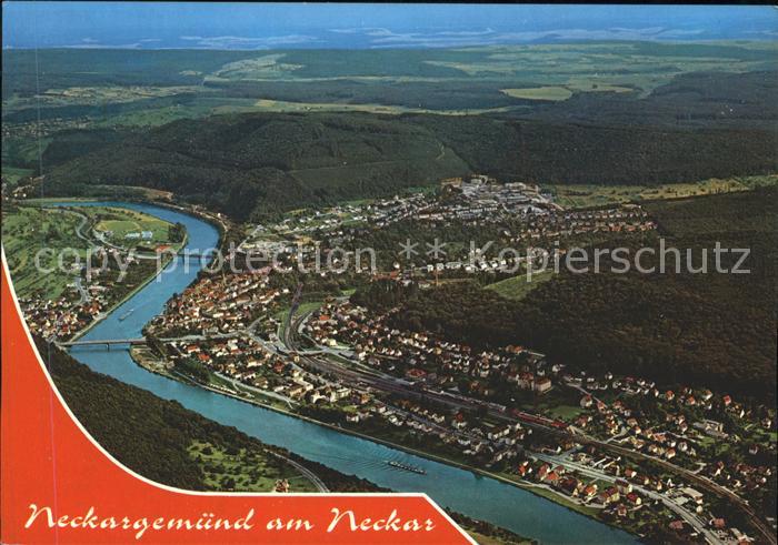 Neckargemuend Fliegeraufnahme Neckartal