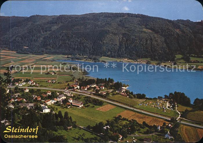 Steindorf Ossiacher See Fliegeraufnahme