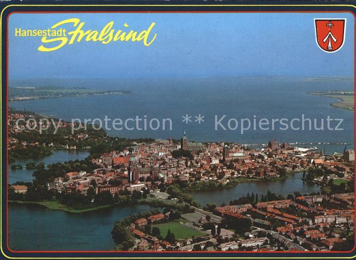 Stralsund Mecklenburg Vorpommern Fliegeraufnahme