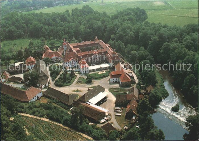 Ostritz Fliegeraufnahme Zisterzienserinnenabtei Klosterstift St. Marienthal