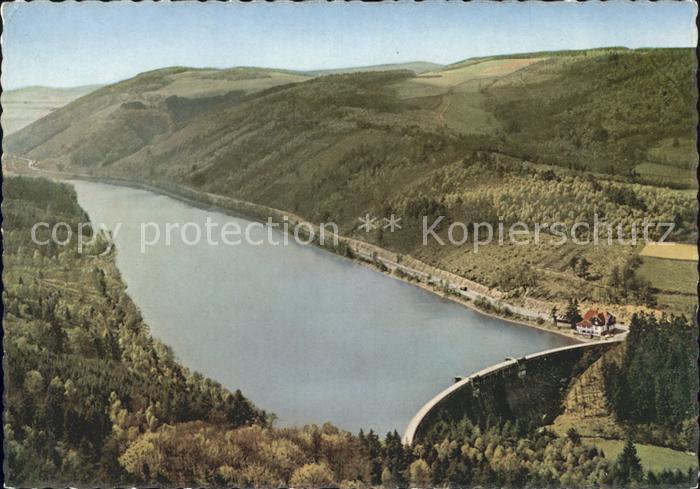 Plettenberg Fliegeraufnahme Oestertalsperre