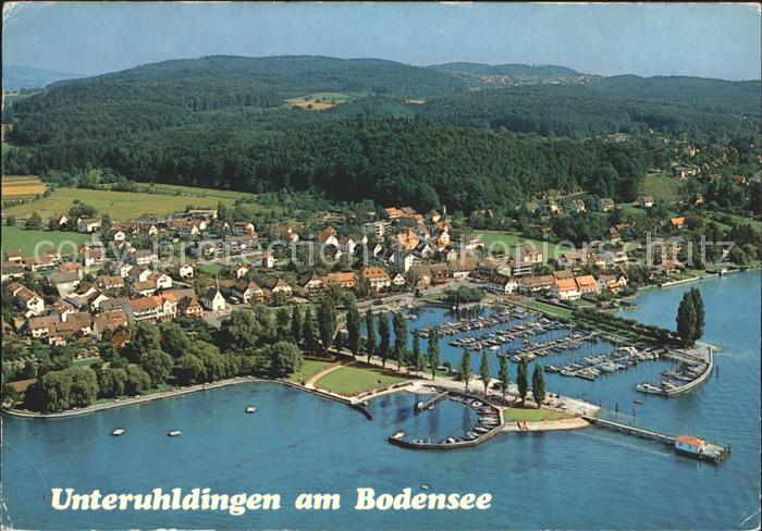 Uhldingen-Muehlhofen Fliegeraufnahme Unteruhldingen Hafen