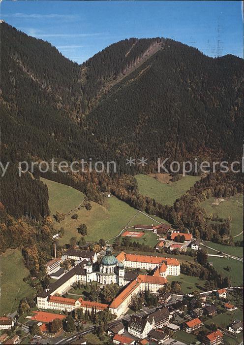 Ettal Benediktinerabtei Fliegeraufnahme