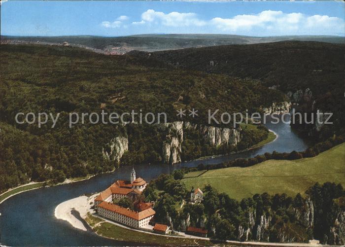 Weltenburg Kelheim Fliegeraufnahme Kloster Donaudurchbruch